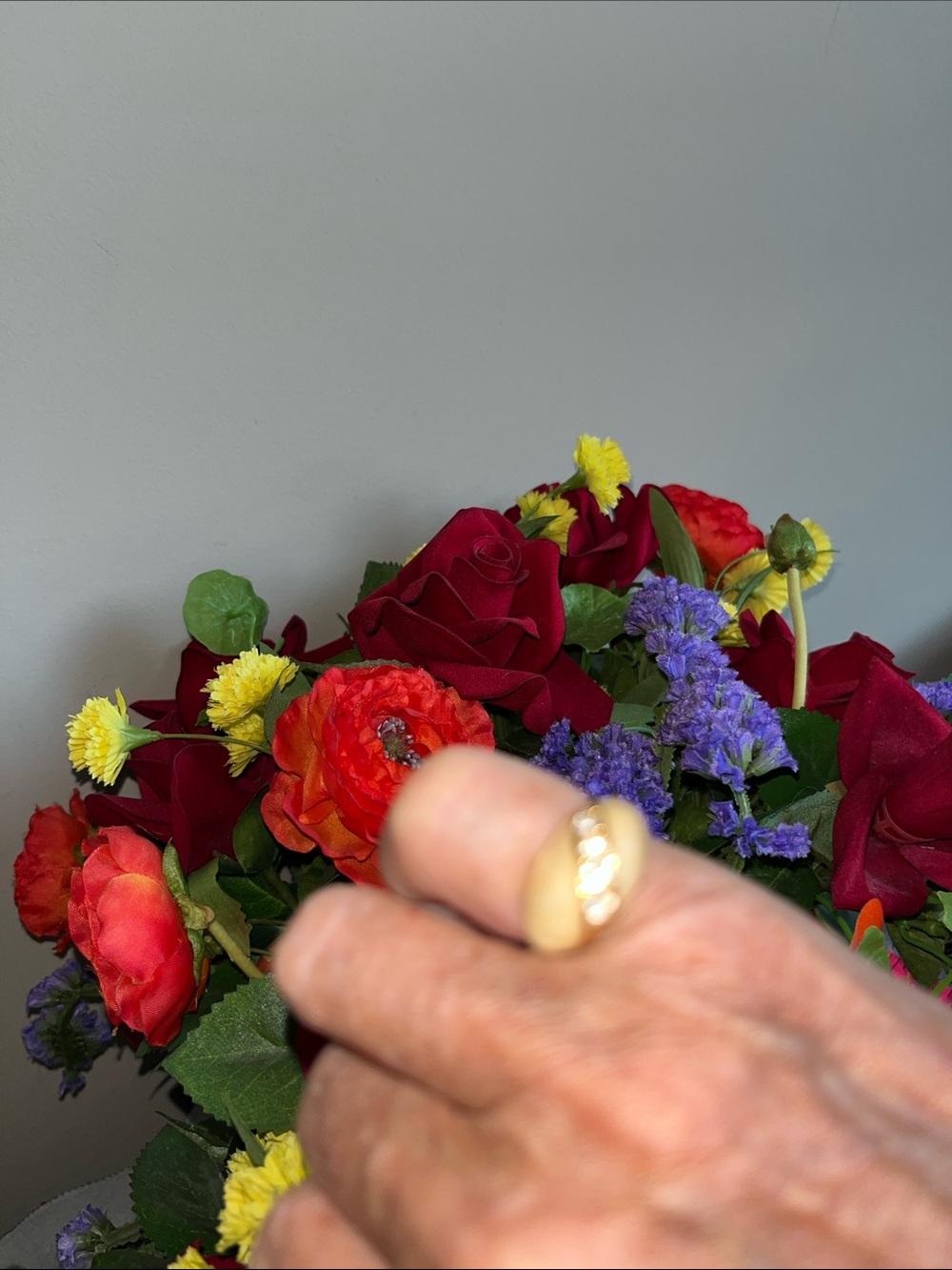 Source Unknown Gold Ring with Diamond Accent